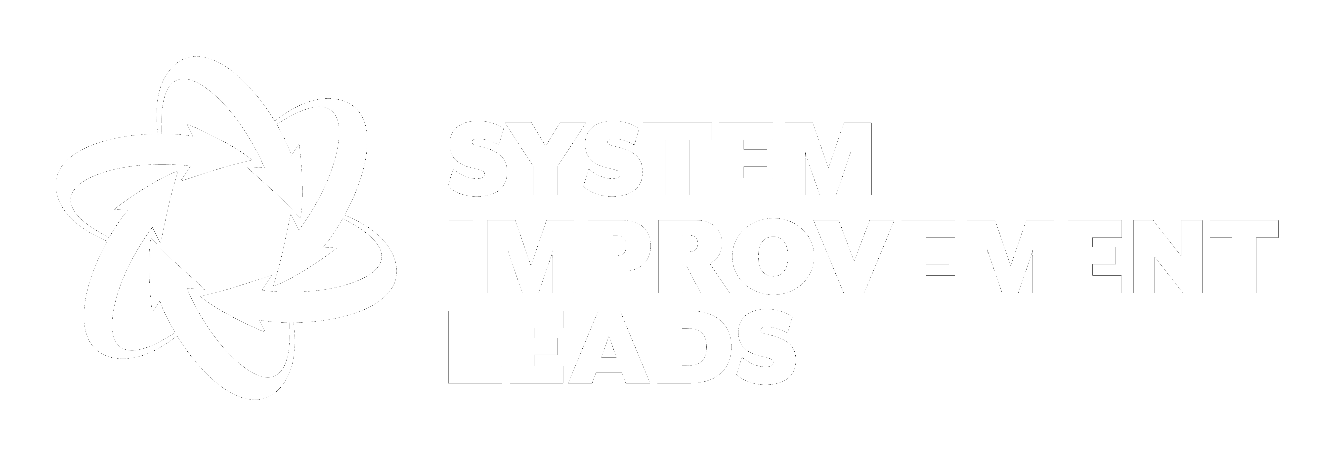 The words System Improvement Leads surrounded by curving arrows point in a circle
