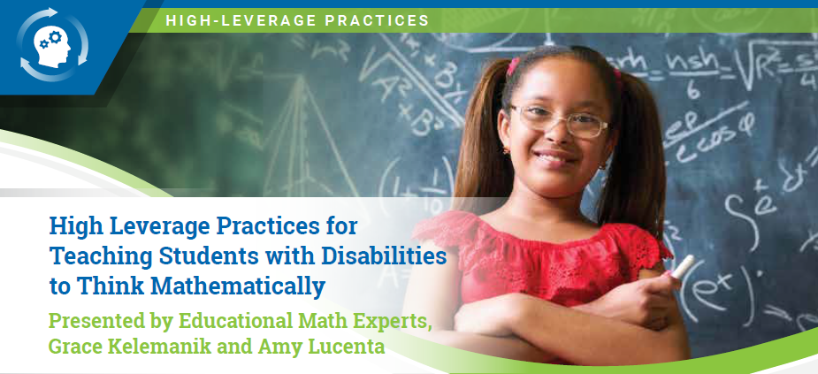High Leverage Practices for Teaching Students with Disabilities to Think Mathematically